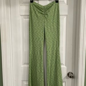 H&M flare pants with scrunch detail